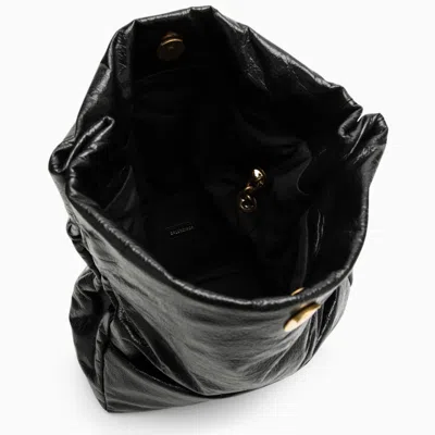 Shop Balenciaga Black Leather Small Monaco Bag With Chain