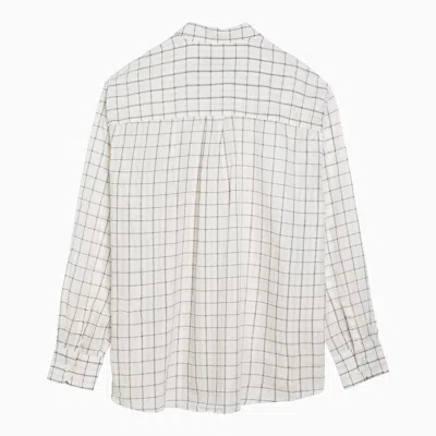 Shop Our Legacy Checked Cotton Blend Shirt