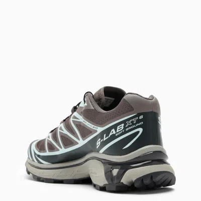 Shop Salomon Low Xt 6 Grey/light Blue Sneaker