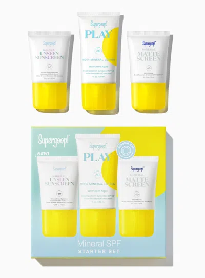 Shop Supergoop Mineral Spf Starter Set Sunscreen !