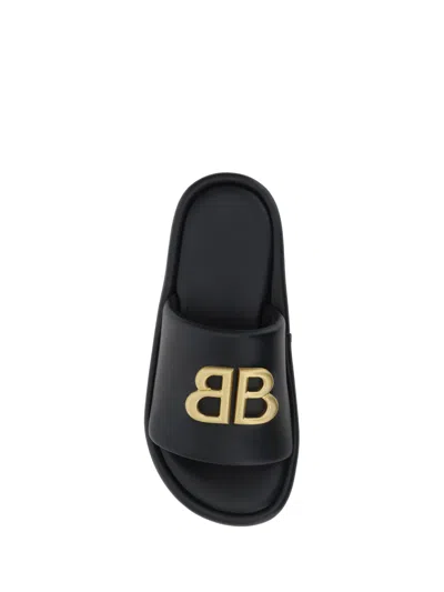 Shop Balenciaga Women Rise Slide Sandals In Multicolor
