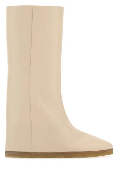 Shop Chloé Chloe Woman Sand Leather Moreen Boots In Brown