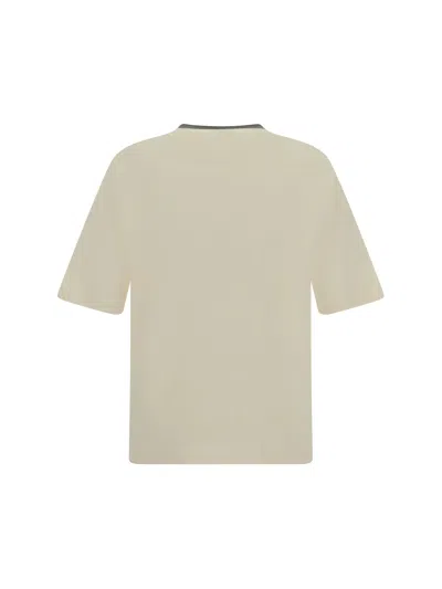 Shop Fendi Men T-shirt In Cream
