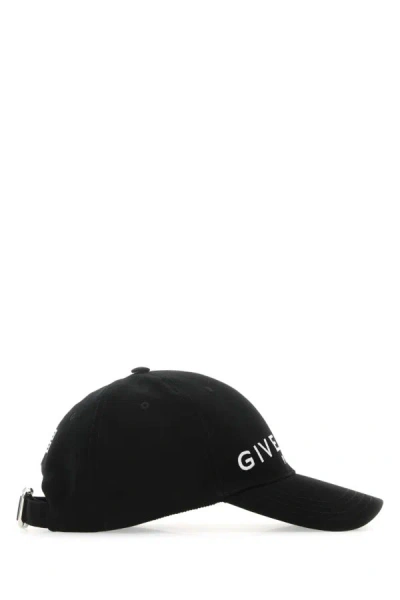 Shop Givenchy Man Black Cotton Blend Baseball Cap