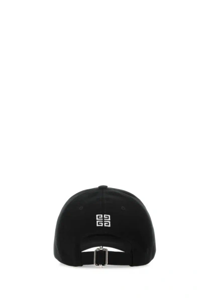 Shop Givenchy Man Black Cotton Blend Baseball Cap