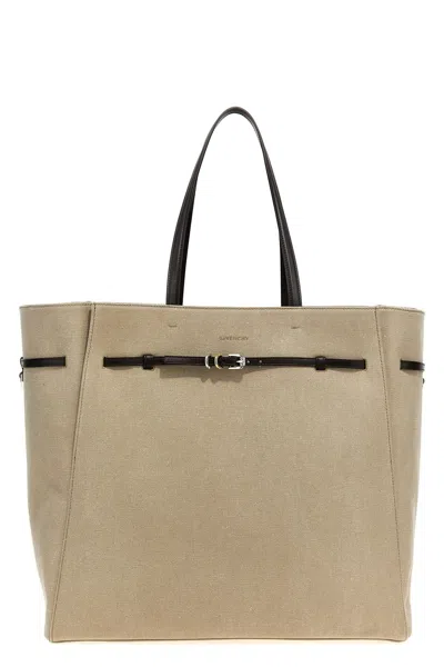 Shop Givenchy Women 'voyou' Large Shopping Bag In Cream