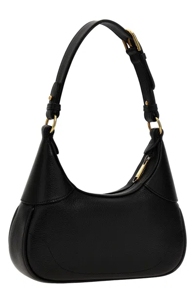 Shop Gucci Women 'aphrodite' Small Shoulder Bag In Black
