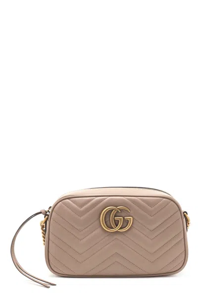 Shop Gucci Women 'gg Marmont 2.0' Small Crossbody Bag In Cream