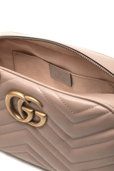 Shop Gucci Women 'gg Marmont 2.0' Small Crossbody Bag In Cream