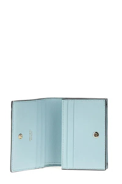 Shop Jimmy Choo Women 'hanne' Wallet In Blue