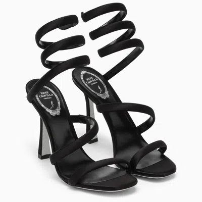 Shop René Caovilla Cleo 105 Black Sandal Women