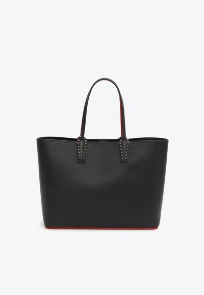 Shop Christian Louboutin Cabata Leather Tote Bag In Black