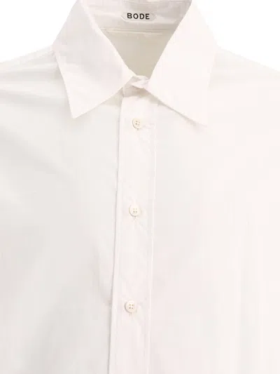 Shop Bode Monogrammed Poplin Shirt