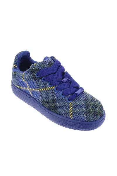 Shop Burberry Sneakers Box With Check Processing