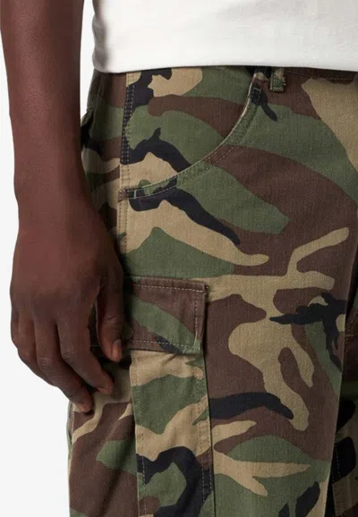 Shop 1989 Studio Camouflage Cargo Shorts In Multicolor