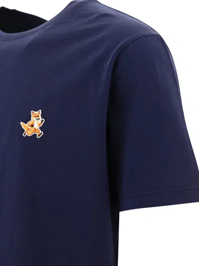 Shop Maison Kitsuné "running Fox" T Shirt
