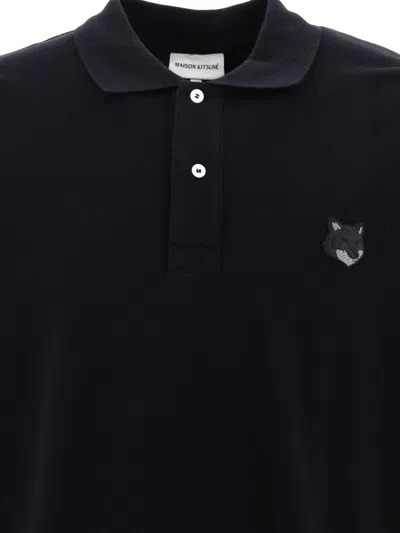 Shop Maison Kitsuné "tonal Fox Head" Polo Shirt