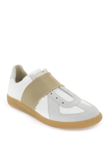 Shop Maison Margiela Replica Sneakers With Elastic Band