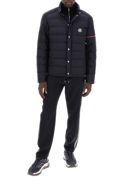 Shop Moncler Colombian Down Jacket With Canvas Inserts