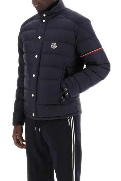 Shop Moncler Colombian Down Jacket With Canvas Inserts