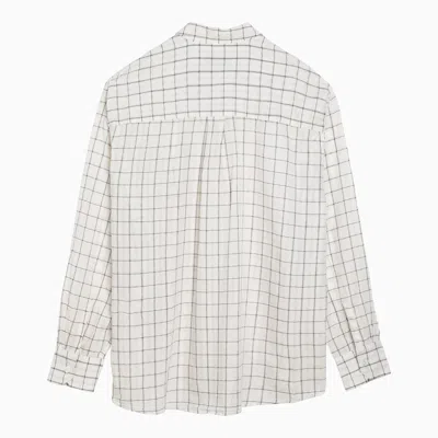Shop Our Legacy Checked Cotton Blend Shirt