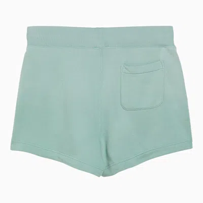 Shop Polo Ralph Lauren Light Green Cotton Short