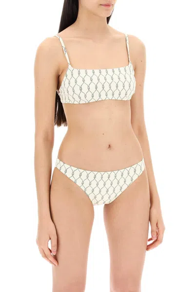 Shop Tory Burch Printed Bikini Top For