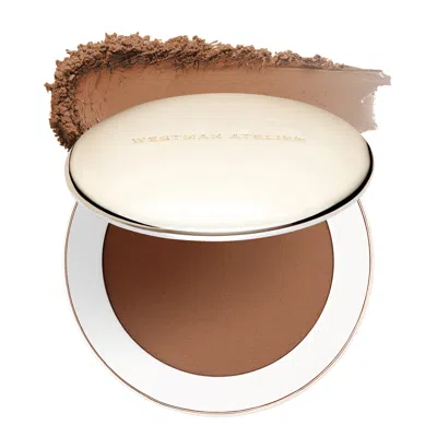 Shop Westman Atelier Dark Brown Setting Powder In Deep Skin