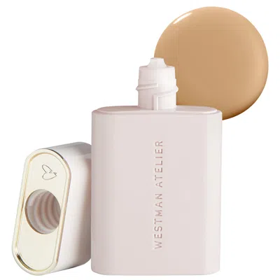 Shop Westman Atelier Light Coverage, Lightweight Liquid Foundation For Medium Skin In Honey/golden Undertone/tan