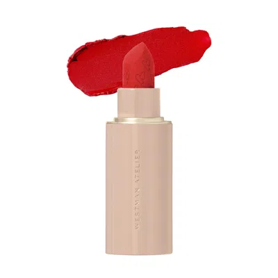 Shop Westman Atelier Lip Suede Matte Lipstick In Pip - Poppy Red