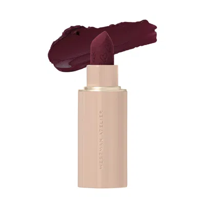 Shop Westman Atelier Lip Suede Matte Lipstick In Lou Lou - Barolo Red