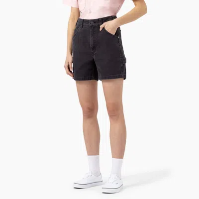 Shop Dickies Women's Duck Shorts, 5" In Black