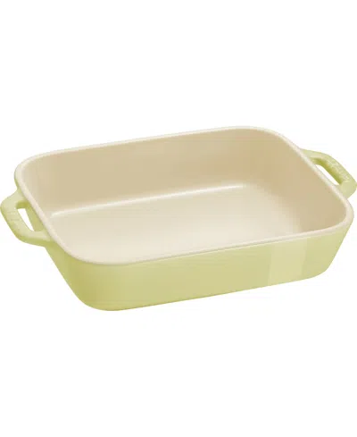 Staub Ceramic 2-pc Rectangular Baking Dish Set Macaron Pastel In Mint