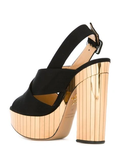 Shop Charlotte Olympia 'electra' Sandals - Black