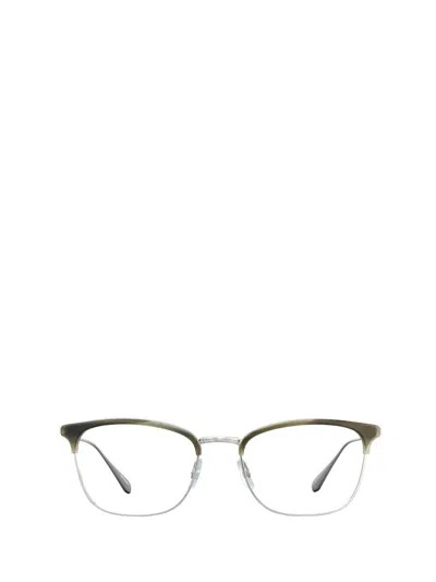 Shop Garrett Leight Eyeglasses In Moss Tortoise-brushed Silver