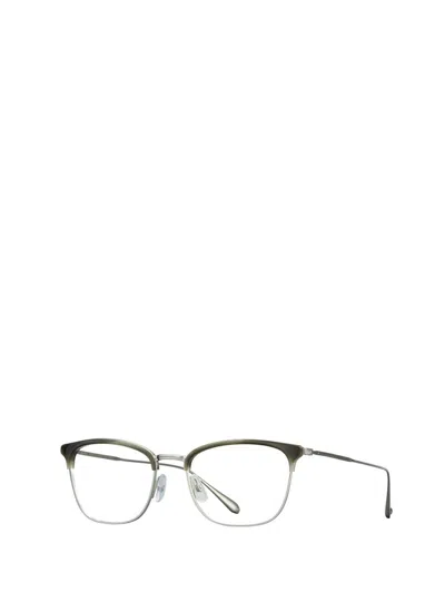 Shop Garrett Leight Eyeglasses In Moss Tortoise-brushed Silver