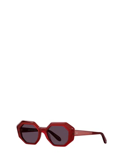 Shop Garrett Leight Sunglasses In Cherry