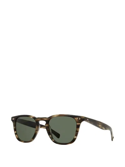 Shop Garrett Leight Sunglasses In Kodiak Tortoise