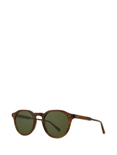 Shop Garrett Leight Sunglasses In Saddle Tortoise