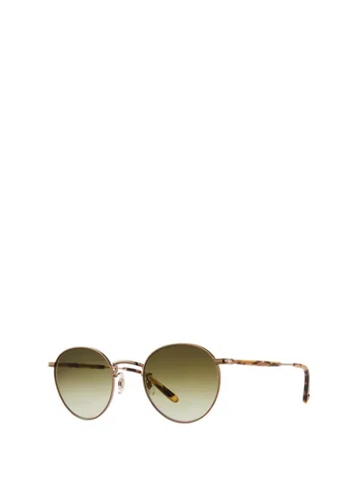 Shop Garrett Leight Sunglasses In Gold-dark Tortoise/semi-flat Olive Gradient