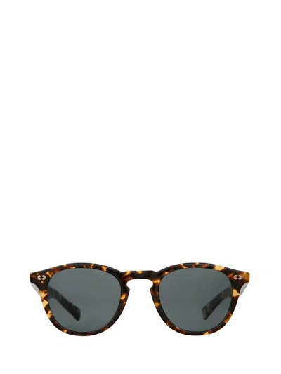 Shop Garrett Leight Sunglasses In Tuscan Tortoise/blue Smoke