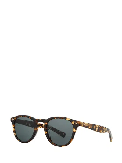 Shop Garrett Leight Sunglasses In Tuscan Tortoise/blue Smoke