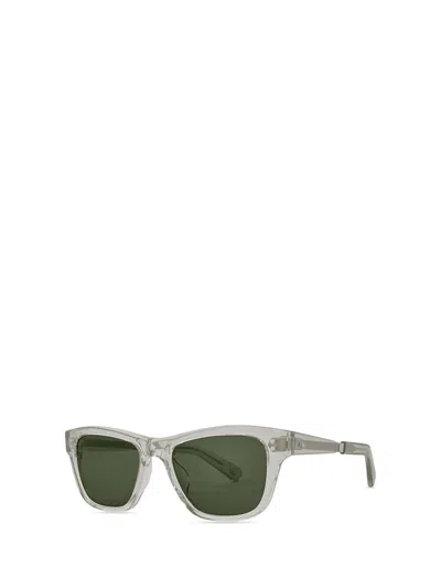 Shop Mr Leight Mr. Leight Sunglasses In Morning Dew-matte Platinum/pure G15