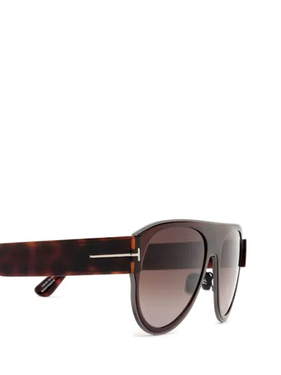 Shop Tom Ford Eyewear Sunglasses In Dark Brown