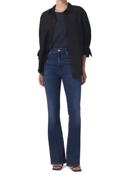 Shop Citizens Of Humanity Lilah High Rise Bootcut 30 Jeans In Morella In Multi