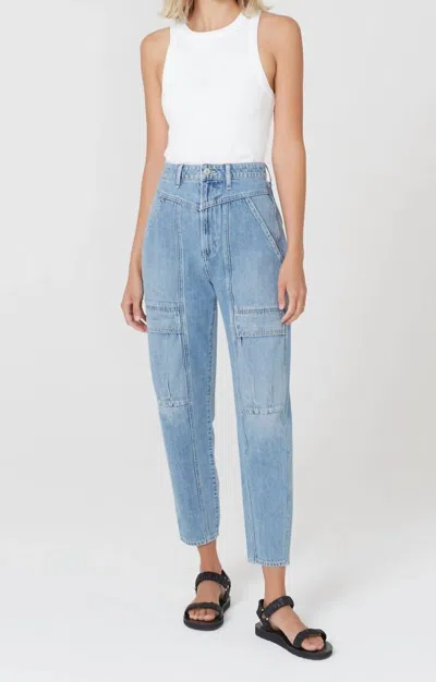 Shop Citizens Of Humanity Willa Utility Jean In Light Wash In Blue