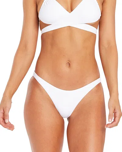 Shop Vitamin A Luciana Bikini Bottom In White