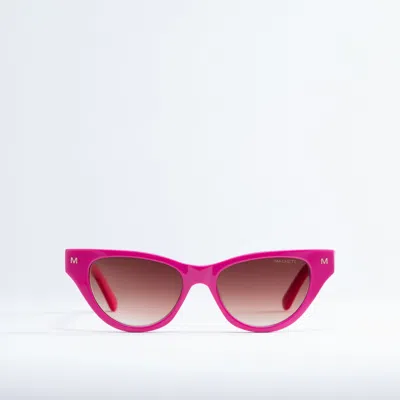 Shop Machete Suzy Sunglasses In Neon Pink