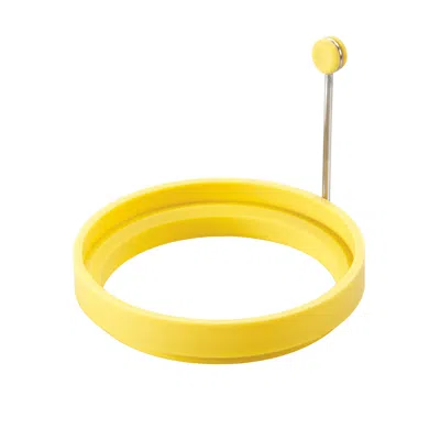 Lodge 4-inch Silicone Egg And Pancake Ring, Yellow In Yellow