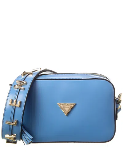 Shop Valentino By Mario Valentino Babette Valent Leather Crossbody In Blue
